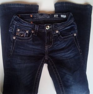 Miss Me Jeans Size 8 Mermaid Scales